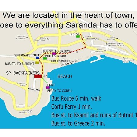 Saranda Backpackers Hostel Bagian luar foto